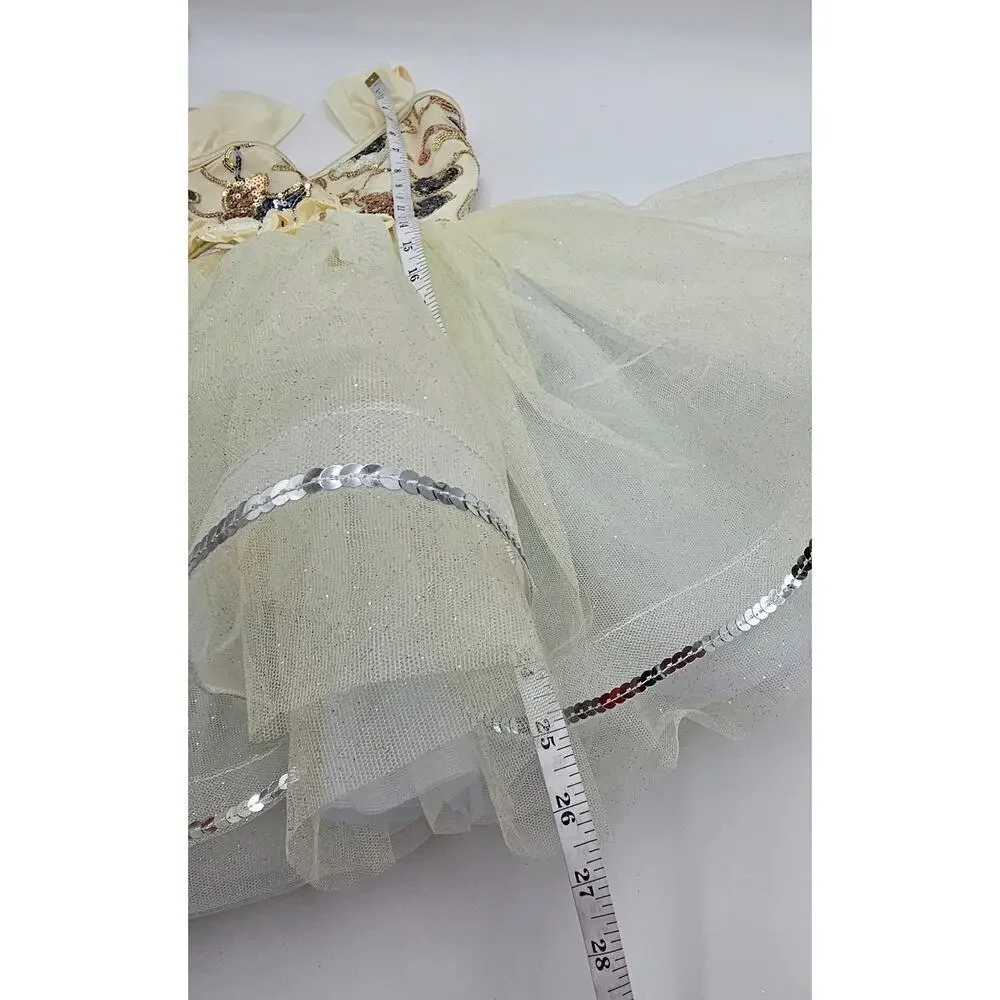 Weissman Dancewear Girls Cream Dance Costume/Fairy Dress Up/Photos